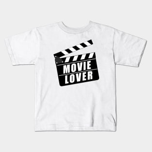 Movie Lover Clapperboard Kids T-Shirt